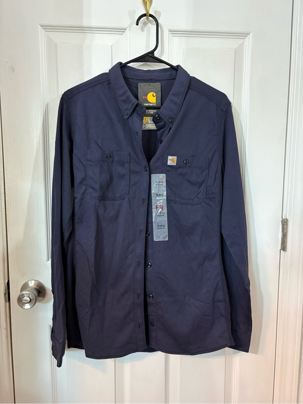 Carhartt Women's Flame-Resistant (FR) Rugged Flex Twill Long-Sleeve Shirt